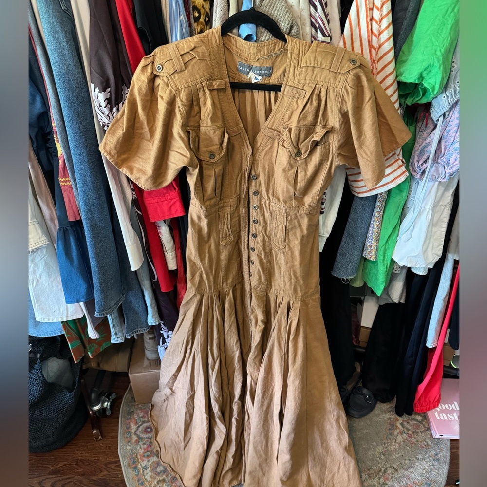 Karen Alexander Button-Front Women's Dress
